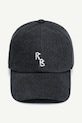 Ruslan Baginskiy czapka z daszkiem jeansowa BSB033.C.JNS.DMD czarny AA00