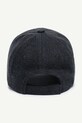 Ruslan Baginskiy czapka z daszkiem jeansowa czarny BSB033.C.JNS.DMD