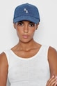 RUSLAN BAGINSKIY czapka z daszkiem damska jeansowa Baseball Cap niebieski BSB078.C.JNS.DMD