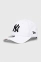 Детска памучна шапка с козирка New Era NEW YORK YANKEES памук бял 12745556