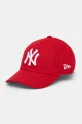 New Era czapka z daszkiem bawełniana dziecięca NEW YORK YANKEES aplikacja czerwony 10877282.