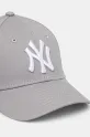 New Era czapka z daszkiem bawełniana dziecięca NEW YORK YANKEES 10879075. szary AA00