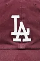47brand - Čiapka MLB Los Angeles Dodgers burgundské