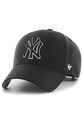 47 brand - Кепка NY Yankees чорний B.MVPSP17WBP.BKC