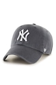 47 brand - Čiapka MLB New York Yankees sivá B.RGW17GWS.CCA