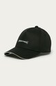 Бавовняна бейсболка Emporio Armani аплікація чорний 627921.CC991