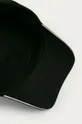 czarny Emporio Armani czapka z daszkiem bawełniana