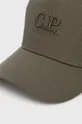 Βαμβακερό καπέλο C.P. Company πράσινο