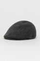Kangol Kaszkiet wełniany wełna szary K0875FA.DF026