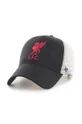 μαύρο Καπέλο με γείσο 47 brand MLB New York Yankees Liverpool FC Ανδρικά