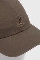 Kangol czapka bawełniana zielony