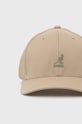 Kangol czapka i komin z domieszką wełny 8650BC.BG265 beżowy AA00
