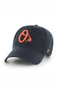 47brand șapcă Baltimore Orioles bumbac negru B.RGW03GWS.BKO