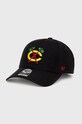 Кепка с примесью шерсти 47 brand Chciago Blackshawks аппликация чёрный H.MVP04WBV.BKD.