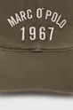 Marc O'Polo czapka bawełniana zielony