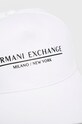 Armani Exchange czapka bawełniana 954202.CC150.NOS biały AA00