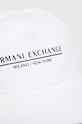 Armani Exchange șapcă din bumbac 954202.CC150.NOS alb AA00