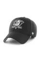 czarny 47 brand czapka z daszkiem z domieszką wełny NHL Anaheim Ducks Męski