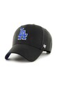 Čiapka s prímesou vlny 47 brand MLB Los Angeles Dodgers s prímesou vlny čierna B.SUMVP12WBP.BK