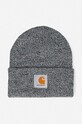 Carhartt WIP czapka melanż szary I015523.BLACK.WAX