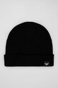 Emporio Armani caciula din amestec de lana uni negru 627043.3F543.NOS
