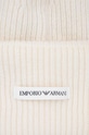 Akcesoria Emporio Armani czapka wełniana 627361.CC992.NOS beżowy