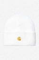 white Carhartt WIP beanie Chase Men’s