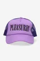 PLEASURES baseball cap  57% Polyester, 43% Polyamide