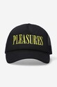 Akcesoria PLEASURES czapka z daszkiem P22F062 czarny