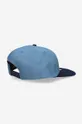 PLEASURES cotton baseball cap blue