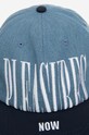 PLEASURES cotton baseball cap blue P23SP069