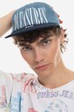 PLEASURES cotton baseball cap P23SP069 blue