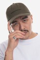 thisisneverthat czapka z daszkiem bawełniana T-Logo Cap zielony TN230WHWBC05