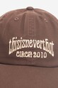 thisisneverthat cotton baseball cap RS T-Logo Cap TN231WHWBC03