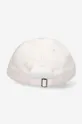 Βαμβακερό καπέλο του μπέιζμπολ Wood Wood Eli λευκό