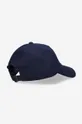 Βαμβακερό καπέλο του μπέιζμπολ Wood Wood Eli σκούρο μπλε