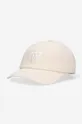 λευκό Βαμβακερό καπέλο του μπέιζμπολ Wood Wood Eli AA Ανδρικά