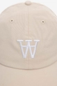 Wood Wood cotton baseball cap Eli AA white