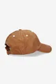brązowy Wood Wood czapka z daszkiem bawełniana