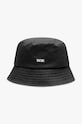 Wood Wood kapelusz bawełniany Ossian Bucket Hat 12240817-7083 BLACK nadruk czarny 12240817.7083
