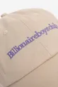Billionaire Boys Club czapka z daszkiem bawełniana Serif Logo Cap beżowy