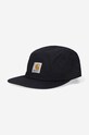 Carhartt WIP cotton baseball cap Tyler Cap I031614 applique black I031614