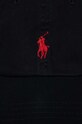 Doplnky Bavlnená šiltovka Polo Ralph Lauren 710548524 čierna