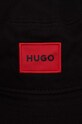 HUGO kapelusz bawełniany 50496443 czarny AA00