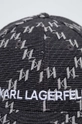 Karl Lagerfeld berretto da baseball nero