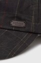 Pamučna kapa sa šiltom Barbour Darwen Tartan Sports Cap MHA0554 zelena AA00