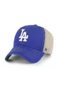 тёмно-синий Кепка 47brand MLB Los Angeles Dodgers Мужской