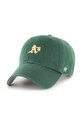 47 brand sapca MLB Oakland Athletics bumbac verde B.BSRNR18GWS.DGC