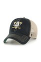Кепка 47 brand NHL Anaheim Ducks аппликация чёрный H.TRWLR25GWP.BKB