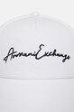 Хлопковая кепка Armani Exchange 954224.CC516.NOS белый AA00
